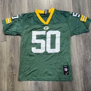 Green Bay packers (L) hawk #50 football jersey